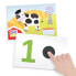 HEADU Flashcards 123 Touch Montessori Educative Game doll