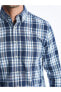 Фото #4 товара Рубашка мужская LC WAIKIKI Regular Fit с длинным рукавом с ажурными элементами