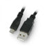 Фото #1 товара MicroUSB B - A 2.0 cable Lanberg black - 1,8 m