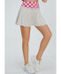 Фото #2 товара Women's Bellemere High-Waisted Checkered Asymmetric Skirt