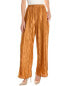 Фото #1 товара Emmie Rose Crinkle Pant Women's Gold L