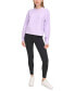 Women's Zipper-Hem Crewneck Top