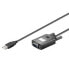 Фото #1 товара Wentronic 68875 - Black - 1.5 m - USB Type-A - RS-232 - Male - Male