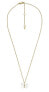 Beautiful gold-plated Radiant Wings necklace JF04424710 clear, gold, pearly, white - фото #3