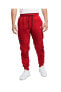 Sportswear Red Fleece Joggers Pants Mens