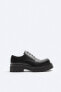 Фото #3 товара Кожаные туфли на толстой подошве — limited edition ZARA