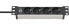 Brennenstuhl 1390007004 - 2 m - 4 AC outlet(s) - Indoor - IP20 - Black,Silver - 85 mm