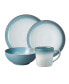 Фото #3 товара Azure Haze 16-Pc Dinnerware Set, Service for 4