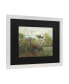 Claude Monet The Artist's Garden in Argenteuil Matted Framed Art - 20" x 25"