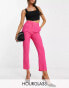 ASOS DESIGN Hourglass slim skim cigarette trouser in cerise pink US 14 - фото #2