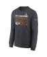 ფოტო #3 პროდუქტის Big Boys Anthracite Kansas City Chiefs 2023 AFC Champions Locker Room Trophy Collection Long Sleeve T-shirt