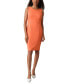 Фото #2 товара Petite Crewneck Sleeveless Sheath Dress