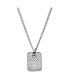 Фото #1 товара Men's Torben Silver Stainless Steel Pendant Necklace