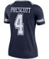 ფოტო #3 პროდუქტის Women's Dak Prescott Navy Dallas Cowboys Legend Player Jersey