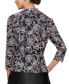 ფოტო #2 პროდუქტის Women's 3/4-Sleeve Embroidered Blouse