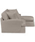 Фото #10 товара Brenalee 93" Fabric Sofa and Slipcover