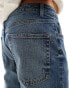 Фото #3 товара ASOS DESIGN slim jeans in mid wash blue with tint