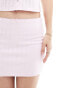 Фото #3 товара ASOS DESIGN pointelle mini skirt co ord in light pink