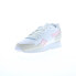 Фото #4 товара Reebok Glide Ripple Womens White Leather Lifestyle Sneakers Shoes