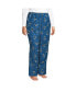 ფოტო #3 პროდუქტის Women's Plus Size Print Flannel Pajama Pants