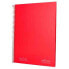 NAVIGATOR A4 spiral notebook hard cover 80h 80gr 4 mm square with red margin