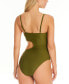 Фото #2 товара Women's Asymmetrical Cutout One-Piece Swimsuit, Created for Macy's