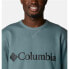 Фото #3 товара Толстовка мужская без капюшона Columbia Logo Fleece Crew Синяя