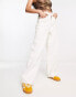 Фото #1 товара JJXX Tokyo high waisted wide leg jeans in white