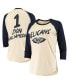 ფოტო #1 პროდუქტის Women's Zion Williamson Cream New Orleans Pelicans Raglan 3/4-Sleeve T-shirt