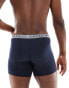 Emporio Armani – Bodywear – 2er-Pack eng geschnittene Boxershorts in Marineblau mit Logo-Bund Синий, M - фото #2