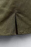 Фото #6 товара Юбка-шорты из смесового льна с ремнем ZARA