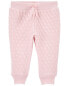 Baby Quilted Double Knit Joggers 3M