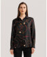 ფოტო #1 პროდუქტის Women's Louisville Print Silk Shirt