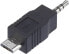 Conrad Electronic SE Conrad 1152753 - Jack plug 2.5 mm - USB 2.0 connector Micro B - Black