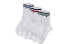 Фото #1 товара Носки Champion полосатые ретро длинные, 3 пары, белые женские/мужские, модель CMSCK001