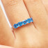 Fancy Freedom Blue FFB14 fine silver ring