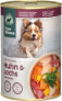 Nassfutter Hund mit Huhn, Lachs & Kürbis, Adult, 400 g