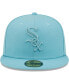 Фото #3 товара Men's Light Blue Chicago White Sox Color Pack 59Fifty Fitted Hat