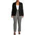 Фото #6 товара Attitude Unknown Double Breasted Blazer With Metallic Buttons Women's Black 2X