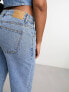 Cotton:On low rise straight leg jeans in vitnage wash blue Off shore Blue, 40 - фото #9