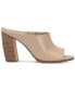 ფოტო #2 პროდუქტის Women's Brianda Peep-Toe Heeled Mules