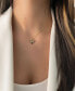 Diamond (1/8 ct. t.w.) & Black Enamel Bee 18" Pendant Necklace in 14k Gold