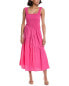 Madison Miles Midi Dress Women's Pink M