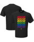 Фото #1 товара Men's Black NASCAR Logo Pride T-shirt