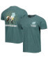 Фото #1 товара Men's Green Colorado State Rams Mascot Scenery Comfort Color T-shirt