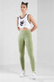 Фото #1 товара Sportswear Essential 7/8 Normal Belli Kadın Yeşil Tayt