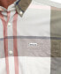 Фото #4 товара Men's Harris Tailored-Fit Tartan Long-Sleeve Shirt