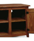 Mission Two Door TV Stand For 55" TV, Russet