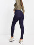 Фото #2 товара New Look mid rise skinny jeans in dark blue