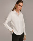 Фото #1 товара Women's Button Front Collared Shirt